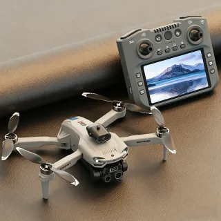 GGIRC G101 WiFi FPV with 4.5inch LCD Screen Controller HD Dual Camera Servo Gimbal 360° Obstacle Avoidance Optical Flow