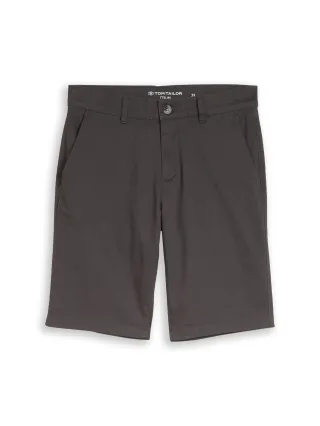 Tom Tailor - TTSLIM Chino Shorts tarmac grey - Gr. - 34