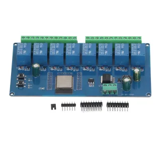 8 Channel Relay Module ESP32 WiFi Wireless Control BLE Development Board ESP32-WROOM-32E DC 5~30V