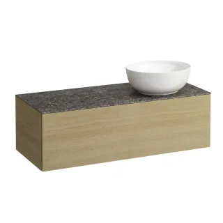 LAUFEN Waschtischunterschrank und Waschtischplatte ALESSI 500x1200x370 H4323130972501