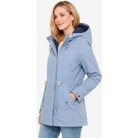 KangaROOS Outdoorjacke Übergangsjacke mit Kapuze und Kordelzug