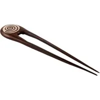 Guru-Shop Haarspange Ethno Holz Haarspange, Haarnadel - Modell 20