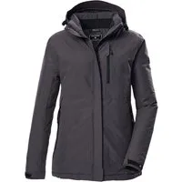 Killtec Funktionsjacke KOW 225 WMN JCKT Atmungsaktive, wind- und wasserdichte Damenjacke, abnehmbare Kapuze