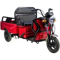 Volta E-Motorroller Volta APT4 Kompakt Lasten-Dreirad Elektro Lastenrad klappbare Pritsche, 1000 W, 25 km/h, Reichweite ca. 40km, Zuladung 215kg, L2e-P mit COC Silber, Rot, Weiß