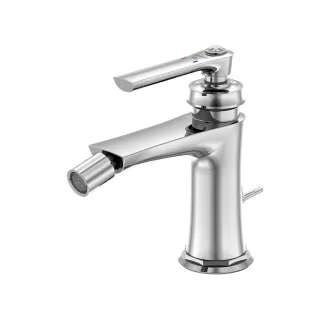 Steinberg Serie 350 Bidetarmatur, mit Ablaufgarnitur, mit Flexschläuchen 3/8", chrom, 350 1300 350 1300