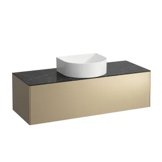 LAUFEN Waschtischunterschrank SONAR f.WT H812340/1/2/3 1 Schubl 1175x455 Ausschn mi Gold? Marqui H4054210341401