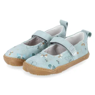 Qnuffs Barfußschuhe KIRSCHE  Blau - Gr. 23 -  Echt Leder