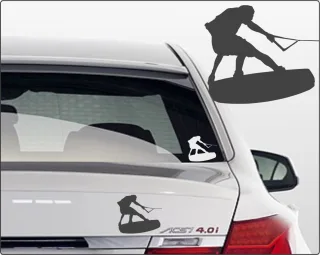 Wakeboard Aufkleber Auto