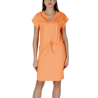By14886 Orange Minikleid