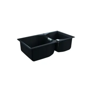 Grohe K700 Komposit-Einbauspüle 31658AP0 900x500mm, 2 Becken, granit schwarz