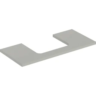 Geberit ONE Waschtisch-Platte, Ausschnitt mittig, für Aufsatzwaschtisch 505284007