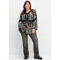 sheego by Joe Browns Klassische Bluse Longbluse Langarm