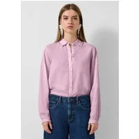 QS Langarmbluse Bluse Strukturierte Bluse
