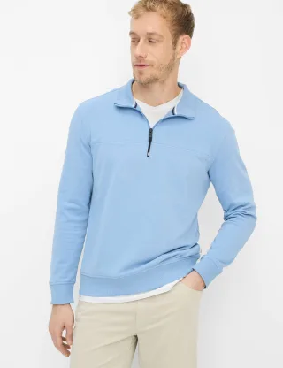 Brax Herren Sweatshirt Style SION heaven, hellblau, Gr. XXXL