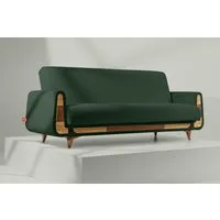 KONSIMO® 3-Sitzer GUSTAVO II Sofa 3-Personen, hergestellt in der EU, mit Schlaffunktion und Bettkasten