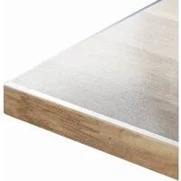 Karat Tischdecke Mattierte transparente Tischfolie mit abgeschrägter Kante Imperial, Individueller Zuschnitt