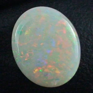 1,93 ct White Opal Multicolor Vollopal aus Coober Pedy Fire