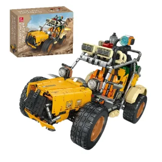 JIESTAR JJ9199 Wasteland Style RC Off-Road Vehicle Model Building Block Brick Assembly Kit Set Holiday Decorative Orname