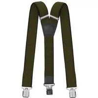 Fabio Farini Hosenträger 4cm Breites Y-Design verstellbar mit extra starken Clipverschluss, Olivgrün