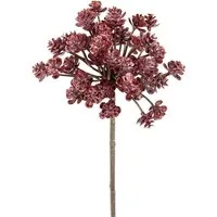 Kunstblume Dill, I.GE.A., Höhe 55 cm, Metallic-Distelzweig, Kunstzweige, 3er Set