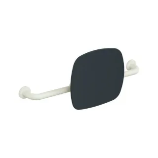 Hewi 801 Rückenstütze 801.51B916299 Wandabstand 150mm, matt, Lehne anthrazitgrau, reinweiß