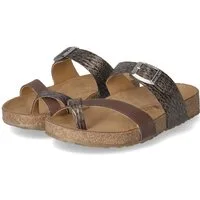 Haflinger Haflinger 819079 - 1781 Damen Glattleder brown Pantolette