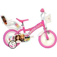 Dino Bikes Kinderfahrrad Barbie 12" Kinderfahrrad 2-4 Jahre, 1 Gang, ohne Schaltung