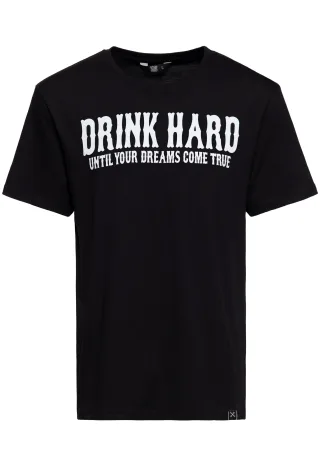 King Kerosin Herren T-Shirt Drink Hard