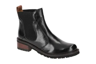 Everybody 29672D3785 GL001 Damen Stiefeletten Schwarz elegante Chelsea Boots