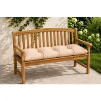 Best for Garden Dekokissen Bankauflage 120x40 cm für 2-Personen-Bänke – Rutschfest & Wetterfest, für 2 Personen