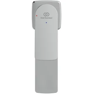 Ideal Standard Waschtisch-Armatur H100 CeralifeC Ausladung 110mm mit Push-Open Ventil BlueStart Chro BE047AA