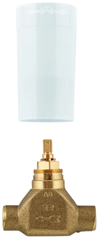 GROHE UP-Ventil-Unterteil 29801 vormont. Oberteil 1/2 Lötanschluß 15mm DN15 29801000