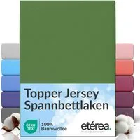 etérea Himmlische Qualität Spannbettlaken etérea Comfort Jersey Topper Spannbettlaken, Jersey, Gummizug: rundum, (1 Stück)