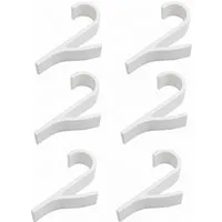 COFI 1453 Handtuchhaken 6er Set Heizkörperhaken für Handtücher, Bekleidungen, (6-St)