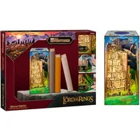 Revell® 3D-Puzzle Book Nook, Tiny Adventures Herr der Ringe Minas Tirith, 134 Puzzleteile, Buchstütze, mit LED-Beleuchtung