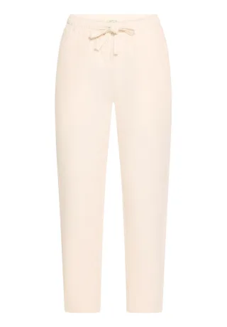 CARTOON - Stoffhose mit Tunnelzug beige - Gr. - 36