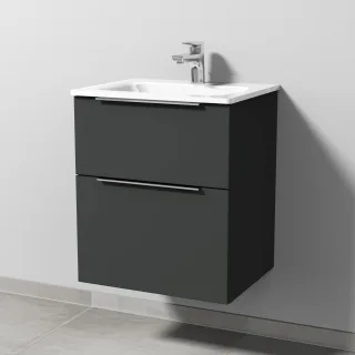 Sanipa 3way Glas-Set Glas-Waschtisch und Unterbau (UP200) 582x500x407 UP2001B