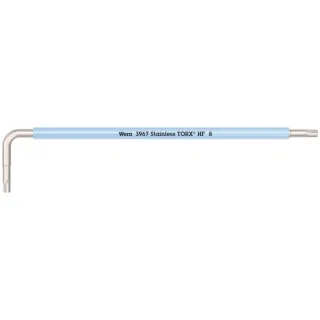 Wera 3967 SXL HF TORX Winkelschlüssel Multicolour mit Haltefunktion, lang, Edelstahl Eisblau - 05022680001
