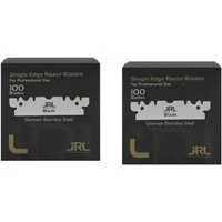 JRL Rasierklingen JRL Single Edge Rasierklingen, 100-teiliges Set (100 einzeln verpackte Single Edge Klingen), Extrem scharf, langlebig für den professionellen Einsatz