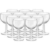 van Well Weinglas Ballon Profi Weingläser geeicht 0,1 l 12er Set, 12-tlg., Glas