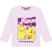 POKÉMON Langarmshirt Pokemon Langarmshirt Pullover Mädchen Pikachu Pummeluff