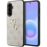 Guess Handyhülle Galaxy A57 Kunstleder rosa Big Logo goldfarbig 6,7 Zoll, Kantenschutz