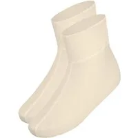wobera NATUR Gesundheitssocken Fußwärmer/Bettsocken kuschelweich aus Merino/Baumwolle