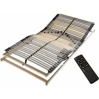 Lattenrost mit Motor Flex 42 Motorrahmen elektrisch verstellbar Komfort, Beco, Mit Funkfernbedienung, stufenlos einstellbar 80x200 cm