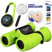 Mutig Outdoor-Spielzeug Fernglas für Kinder-Optimales Geschenk für Jungen und Mädchen, Starke Vergrößerung 8X21– Umfangreiches Set
