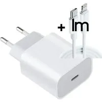 TradeNation USB C Schnell Ladegerät für iPhone 15 14 13 12 Netzteil Power Adapter Smartphone-Ladegerät (Ladegerät + Kabel, 1-tlg., 100/200 cm Lightning Kabel iPhone Ladekabel, iPhone 14 13 12 11 PRO/14 13 12 11 Pro max/12mini/X/XR/SE 2022 2020)