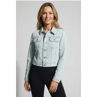 Calvin Klein Jeans Jeansjacke CROP 90S schmale, kurze Passform, used-washed