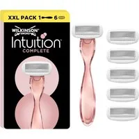 Wilkinson Nassrasierer Wilkinson Sword Intuition Complete + 6 Stück Rasierklingen XXL