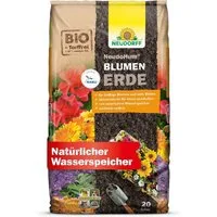 Neudorff Blumenerde NeudoHum Bio BlumenErde 20 Liter, Vom NABU empfohlen, die BlumenErde für umweltbewusste Gärtner