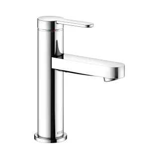 Keuco IXMO Flat Einhebel-Waschtischmischer 100, ohne Ablaufgarnitur, chrom 59502013100